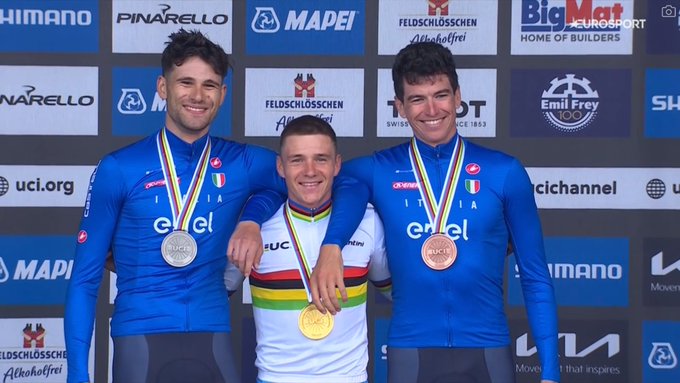 Remco Evenepoel rey de la contrarreloj en mundiales de ciclismo.