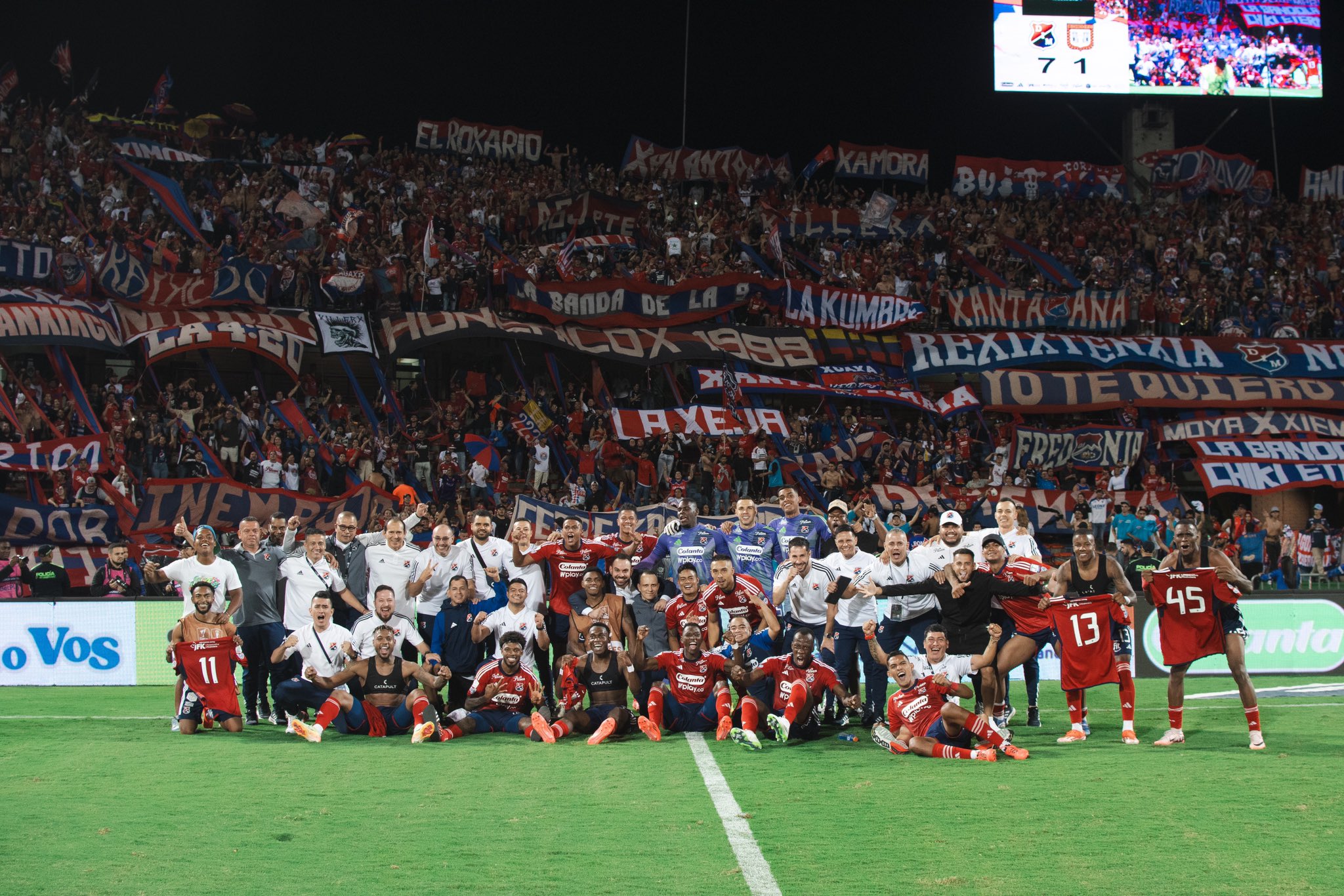 Noche épica en el Estadio Atanasio Girardot por Copa Colombia